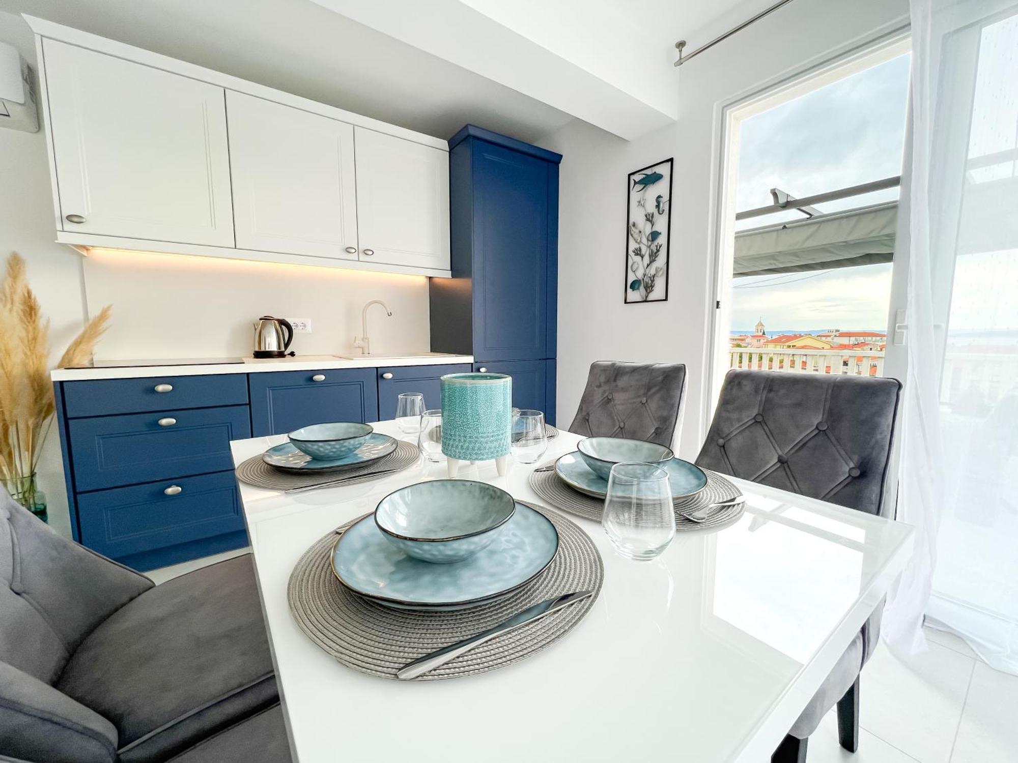 Apartments Larus Baška Voda Eksteriør bilde