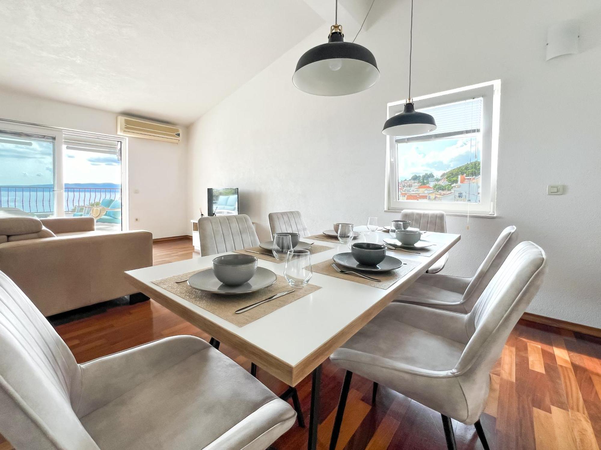 Apartments Larus Baška Voda Eksteriør bilde